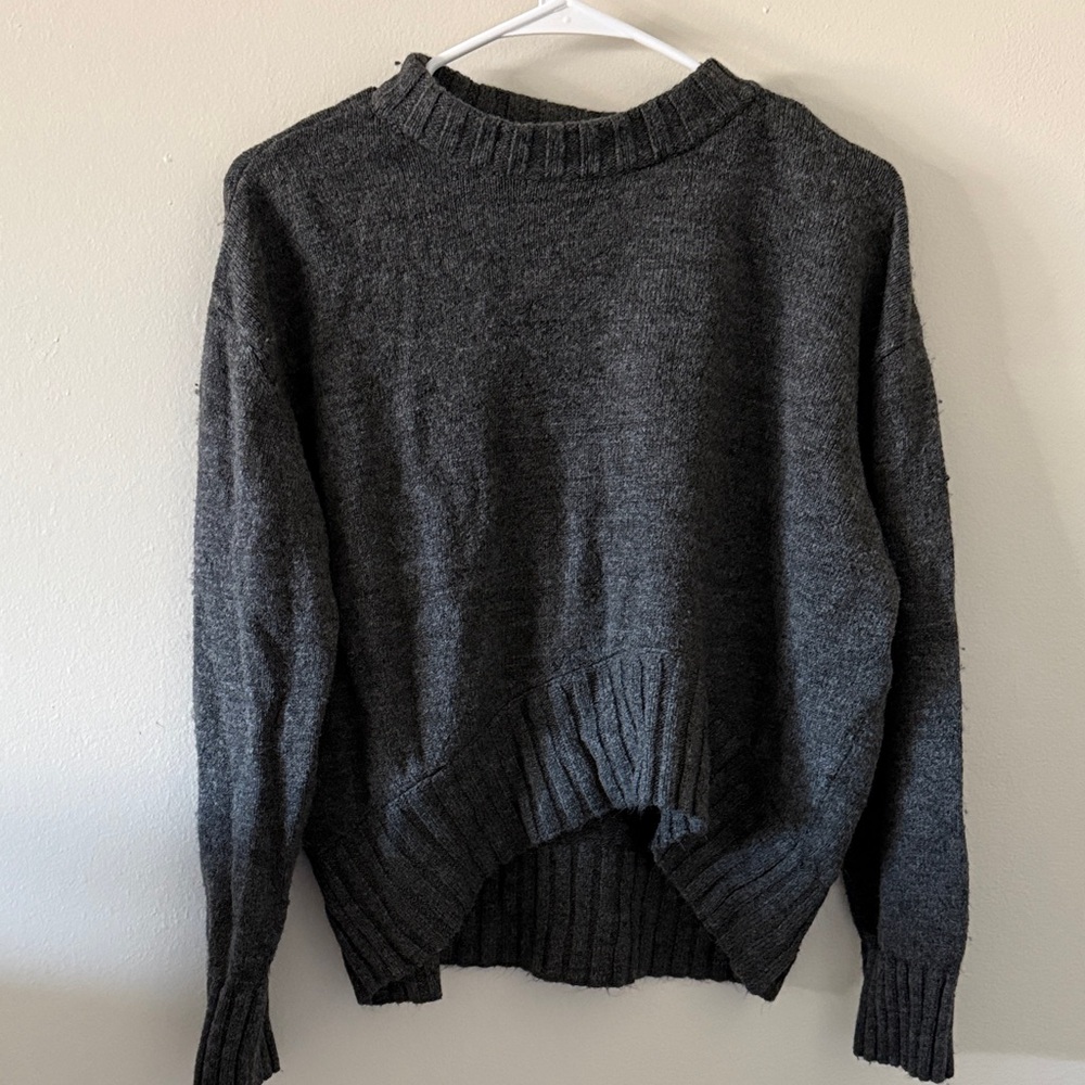 Zara Charcoal Turtleneck Sweater